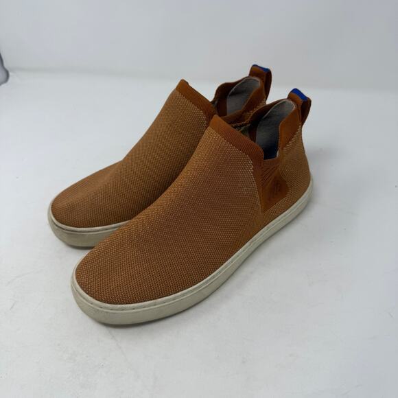 Rothy’s Women’s City Slip-On Sneakers Knit Rust Brown Size 7.5 Sustainable - Picture 1 of 14